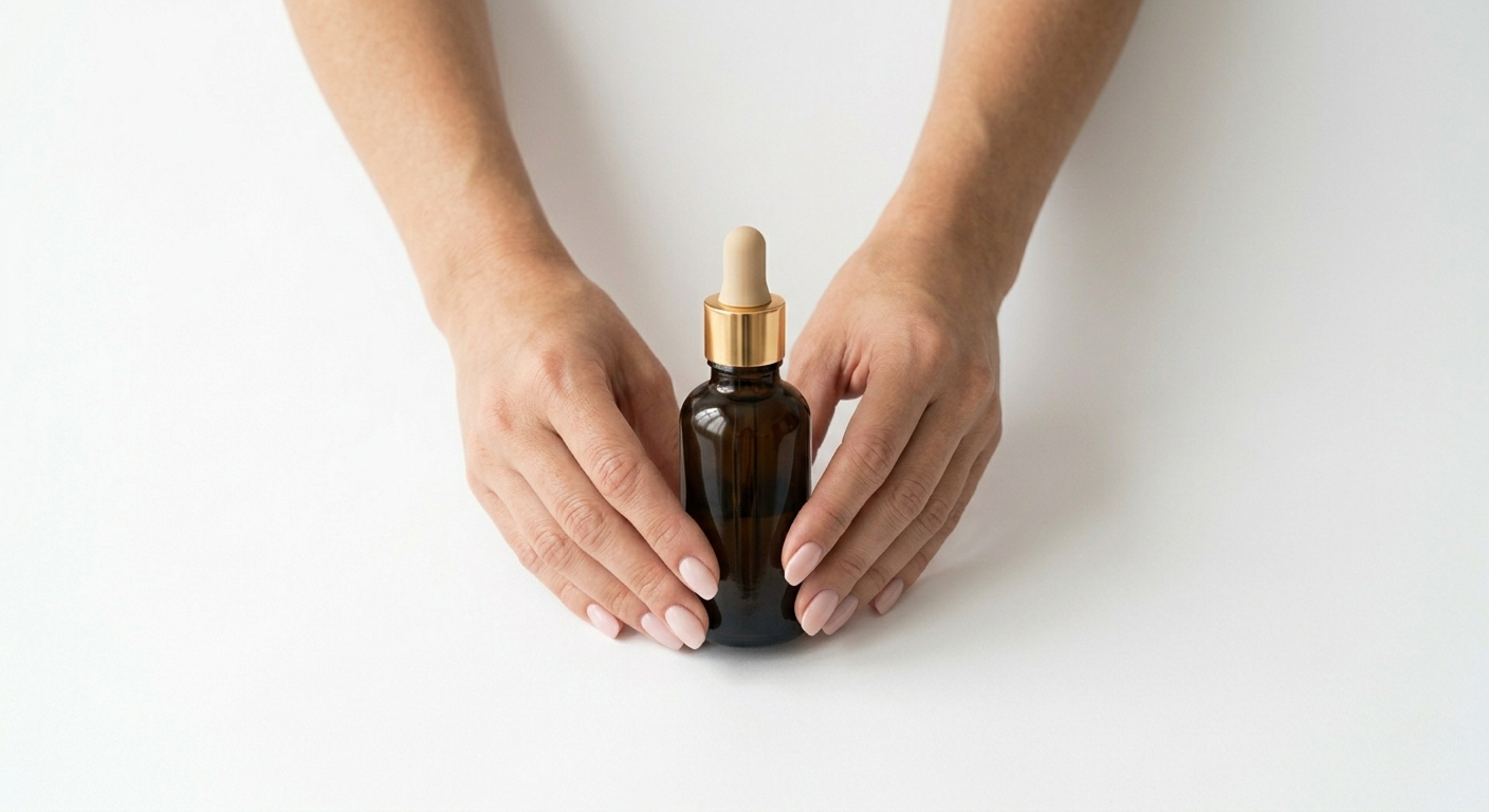 Lifestyle photography — hands placing product